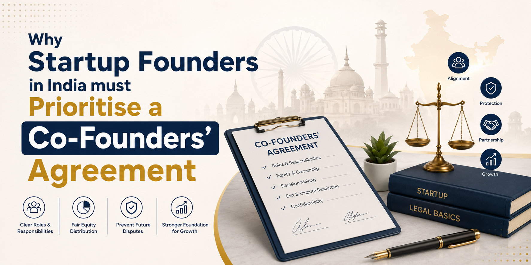 Startup Founders in India: Co-founders Agreement Essentials